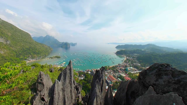 Above El Nido Bay, El Nido, Palawan, Philippines
