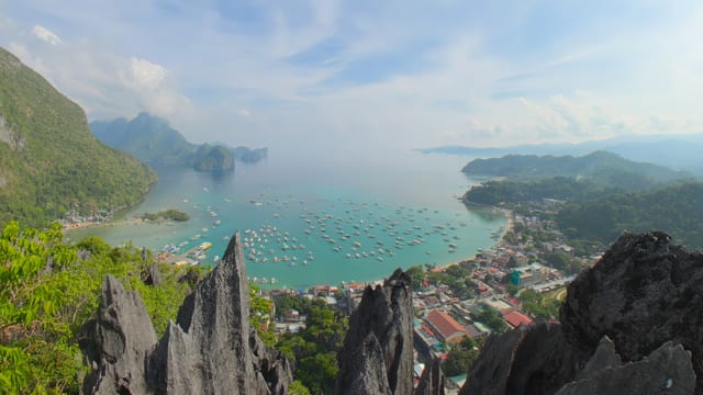 Above El Nido Bay, El Nido, Palawan, Philippines