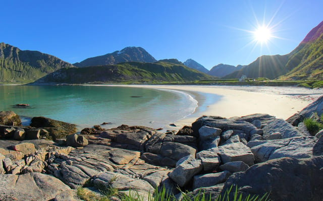 Arctic Beach Paradise, Lofoten, Norway
