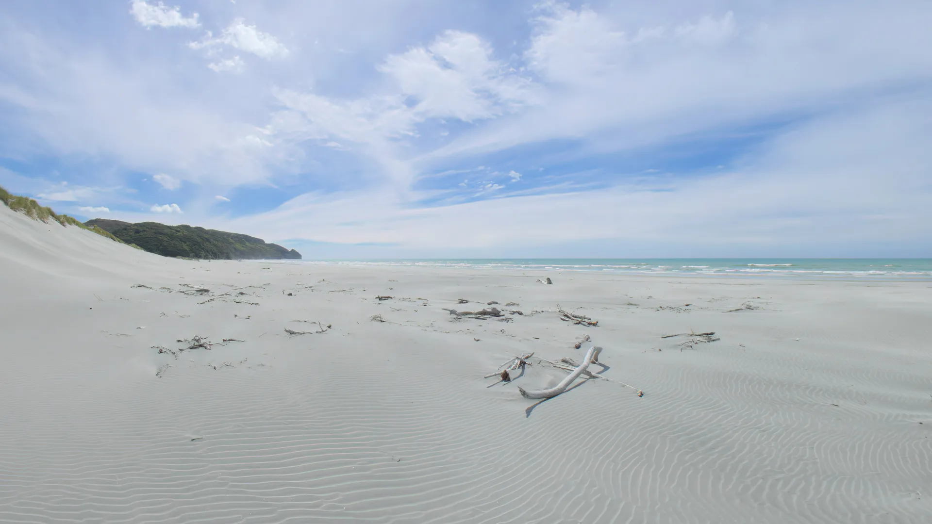 Deserted Beach Walk, Golden Bay, New Zealand