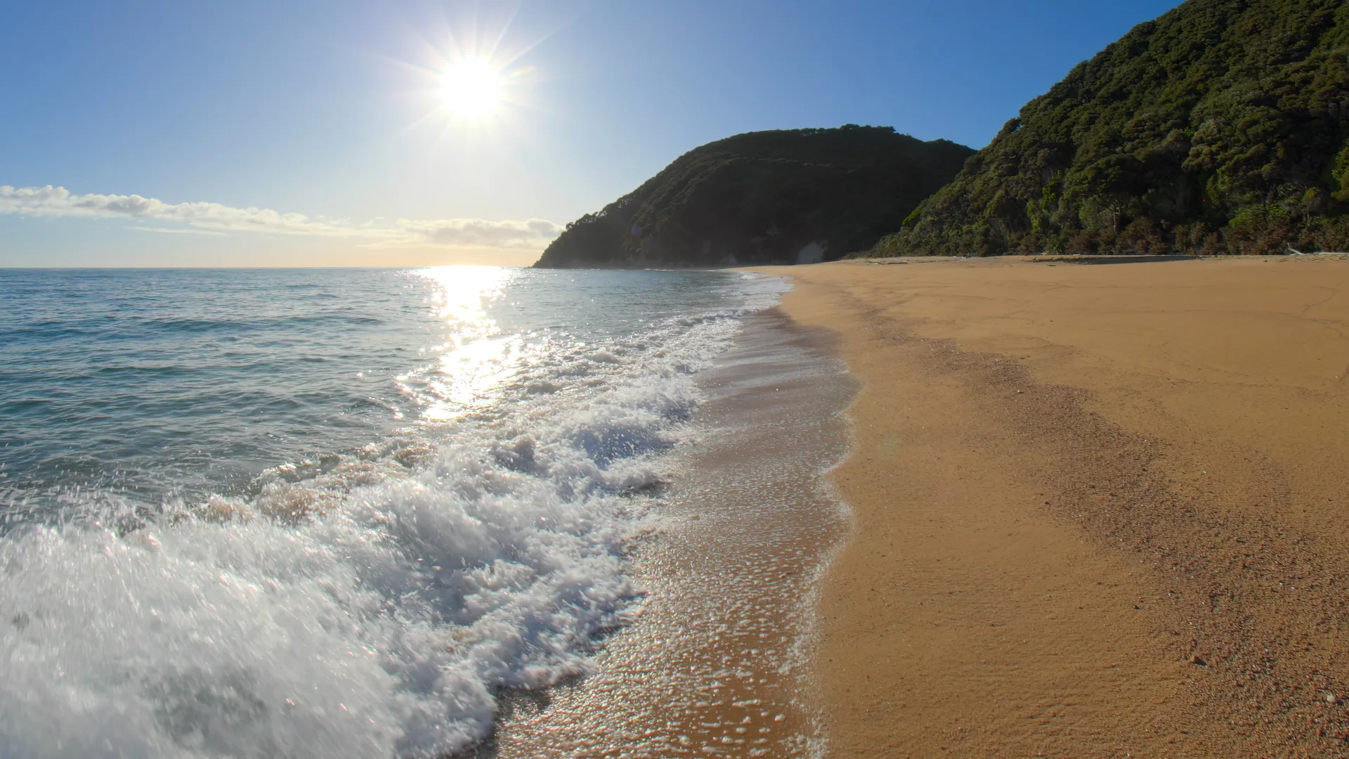 Feet in the Surf, Abel Tasman, New Zealand