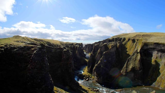 Fjadrargljufur Canyon, South Iceland, Iceland