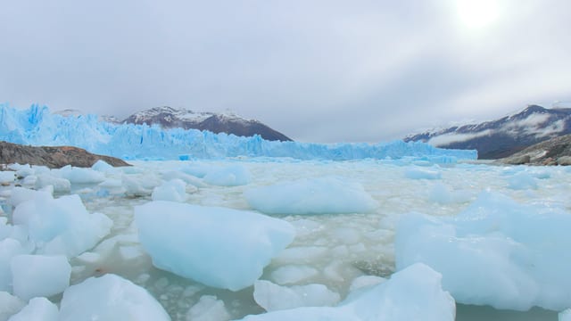 Icebergs on the Beach, Patagonia, Argentina