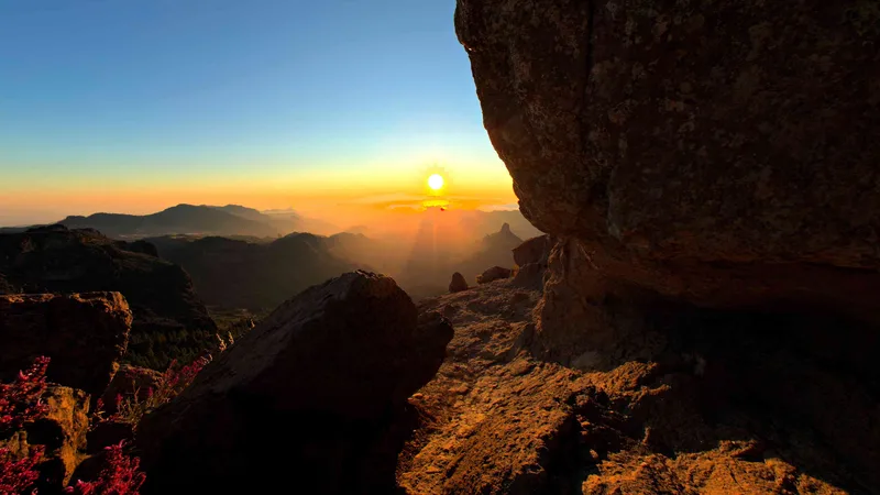 Island Summit Sunset