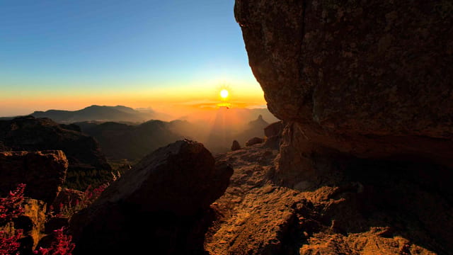 Island Summit Sunset, Gran Canaria, Spain