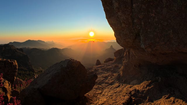 Island Summit Sunset, Gran Canaria, Spain
