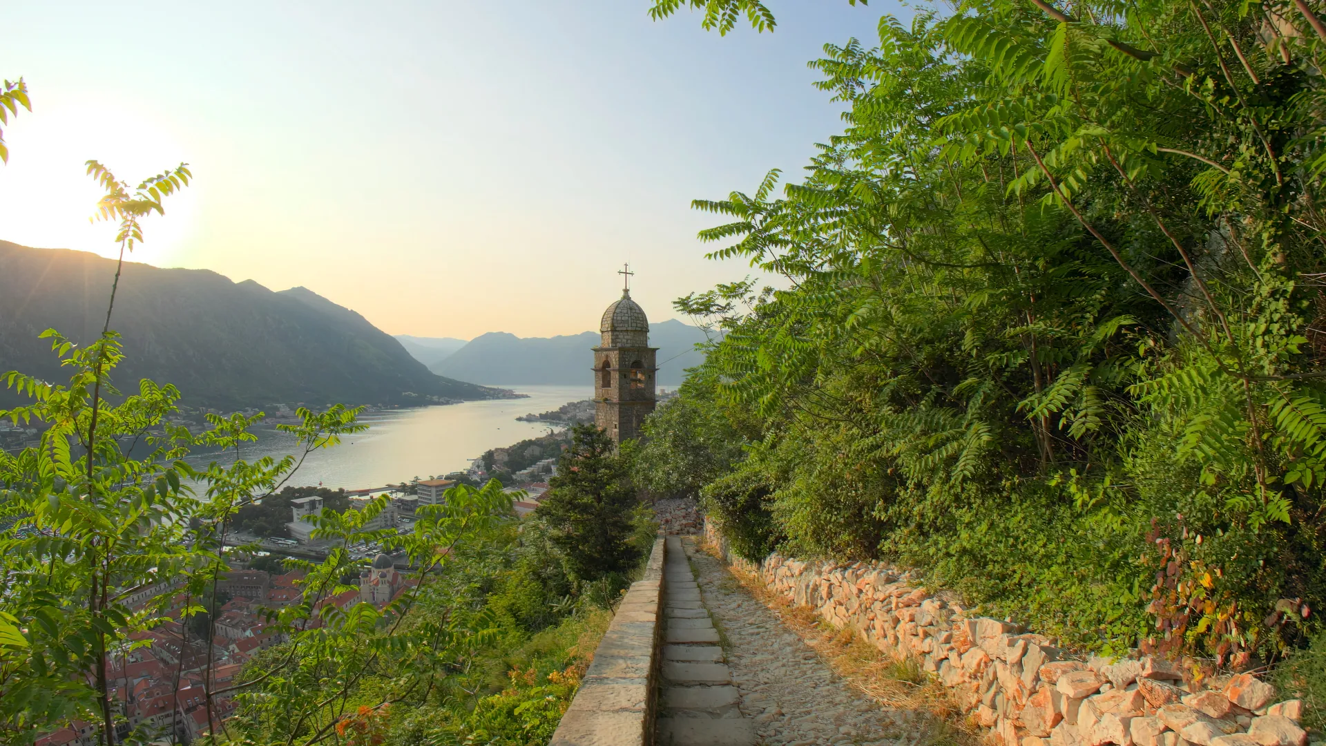 Kotor Fortress Walk, Bay of Kotor, Montenegro