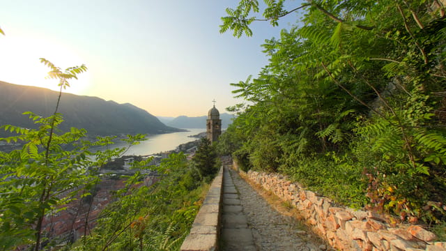 Kotor Fortress Walk, Bay of Kotor, Montenegro