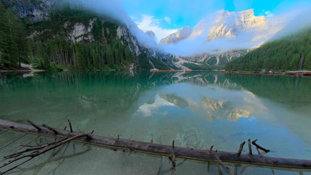 Lago di Braies Dawn, Dolomites, Italy