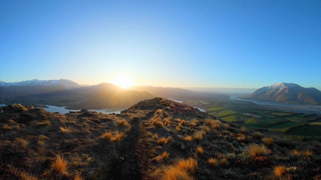 Mountain Top Sunrise, Canterbury, New Zealand