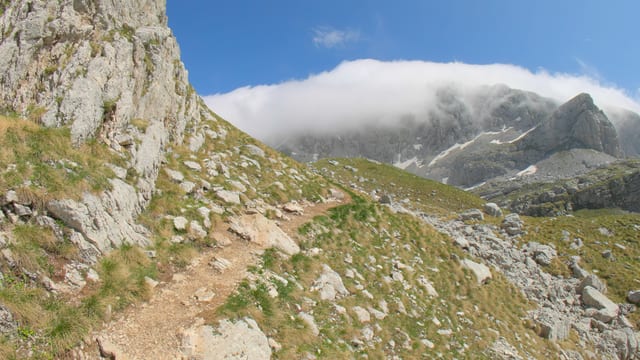 Mountain Trails and Rolling Clouds, Durmitor, Montenegro