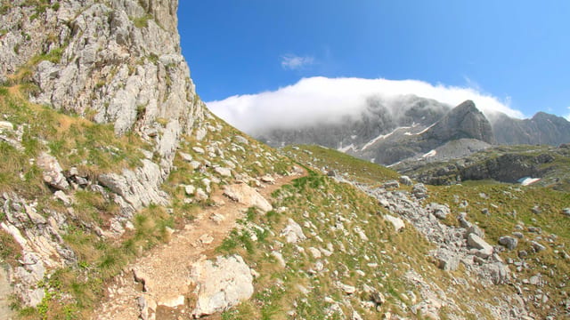 Mountain Trails and Rolling Clouds, Durmitor, Montenegro