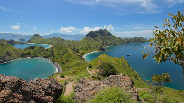 Padar Island Panorama, Komodo, Indonesia