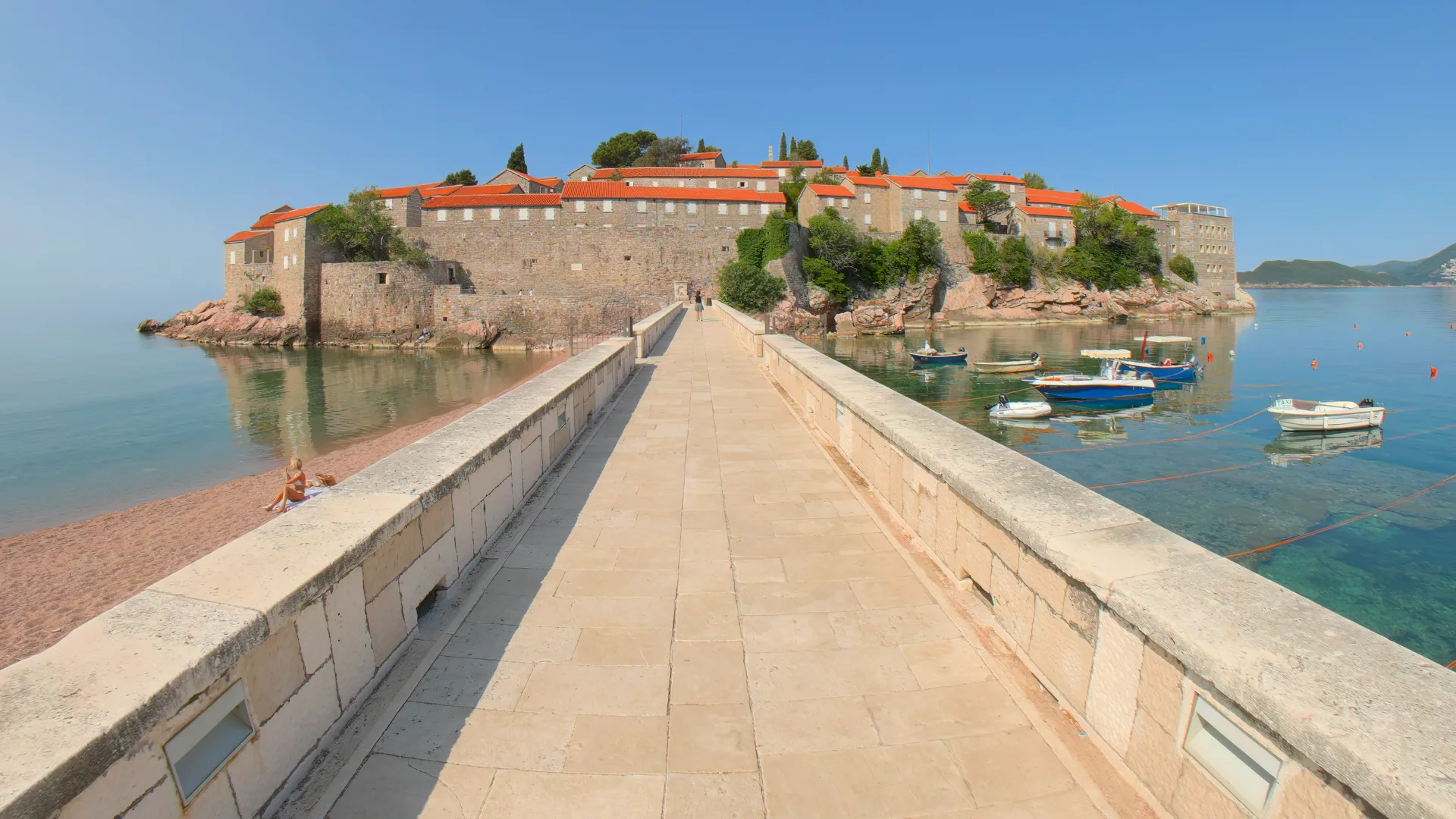 Red Roofs on the Adriatic, Montenegro