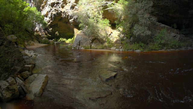 River Through the Cave, Kahurangi, New Zealand