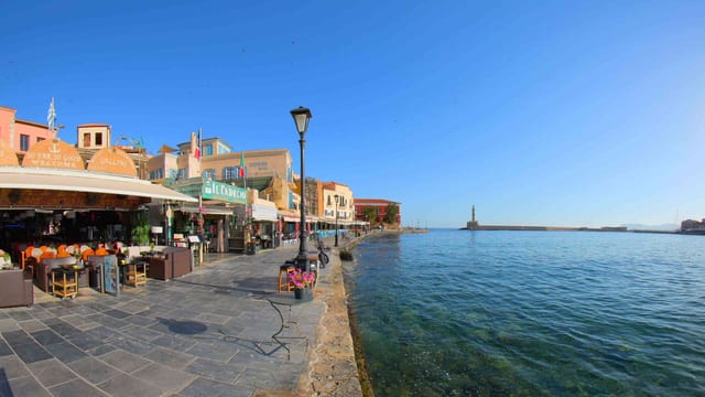 Seaside Streets and Colourful Sights, Crete, Greece