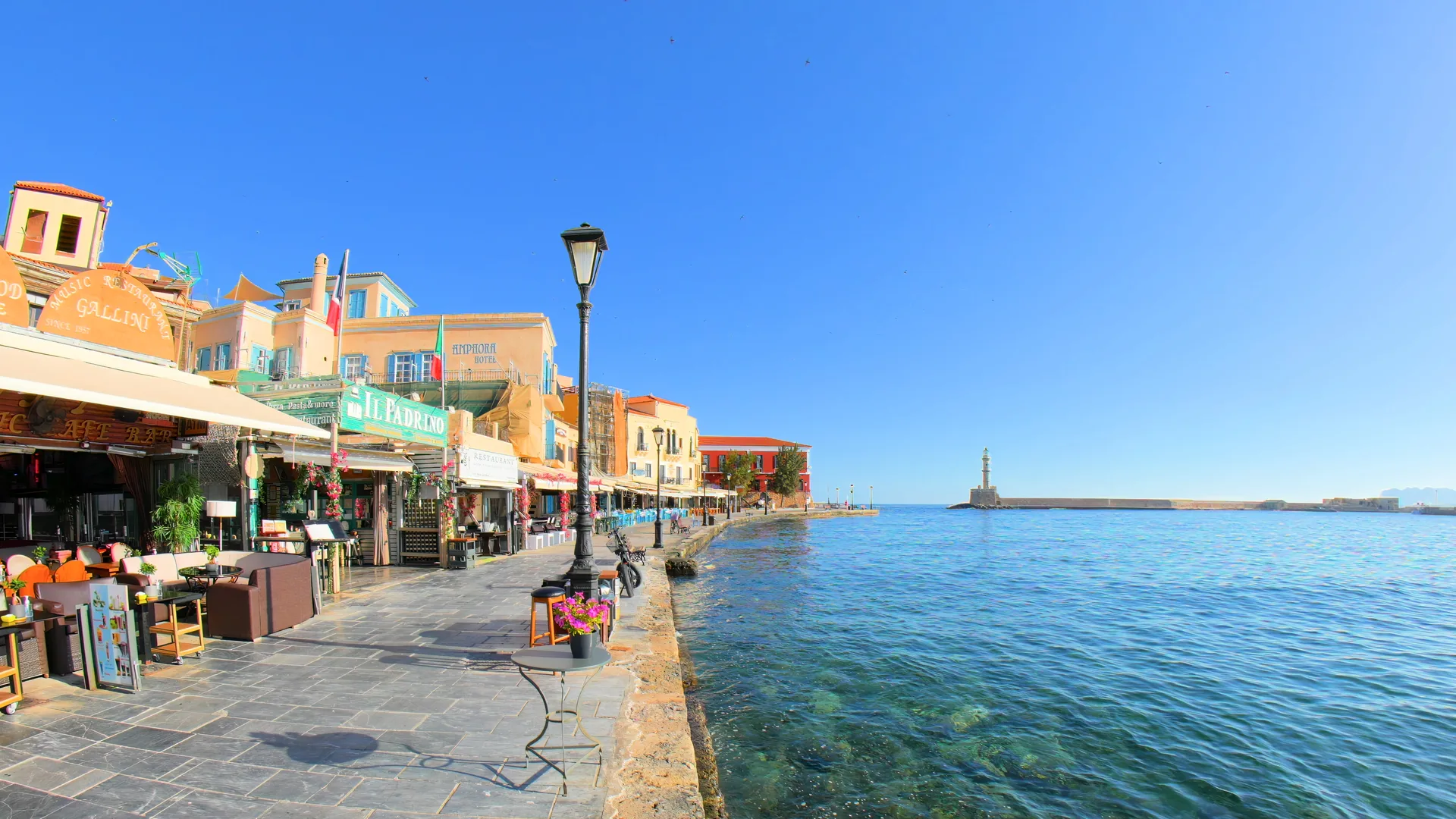 Seaside Streets and Colourful Sights, Crete, Greece