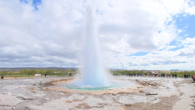 Strokkur's Power, Golden Circle, Iceland