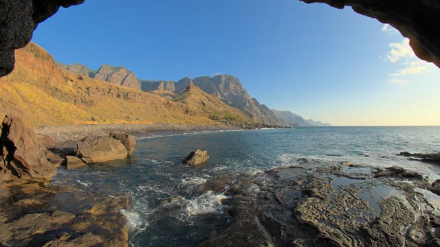 Sunset Over Sand and Stone, Gran Canaria, Spain