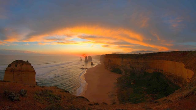 Sunset Over the Apostles, Great Ocean Road, Australia