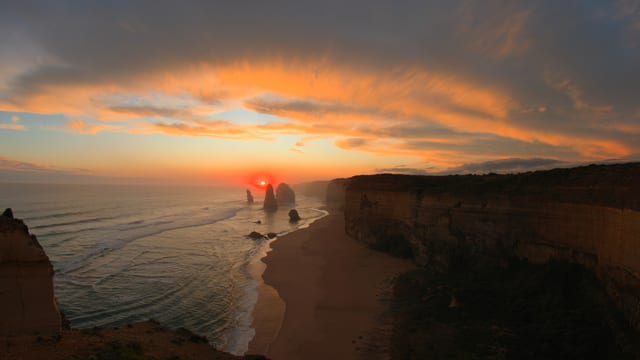 Sunset Over the Apostles, Great Ocean Road, Australia