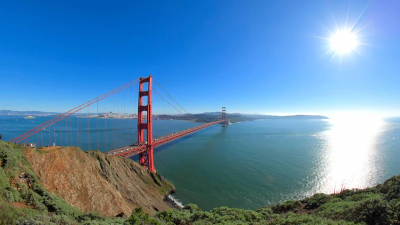 The Golden Gate Bridge 