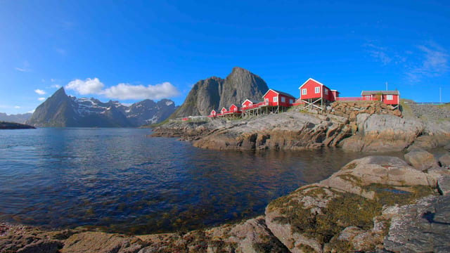 The Red Huts of Hamnoy, Lofoten, Norway