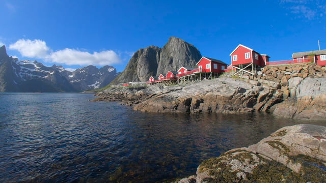 The Red Huts of Hamnoy, Lofoten, Norway