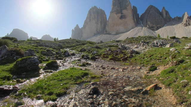 Tre Cime Stream, Dolomites, Italy