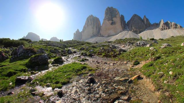 Tre Cime Stream, Dolomites, Italy