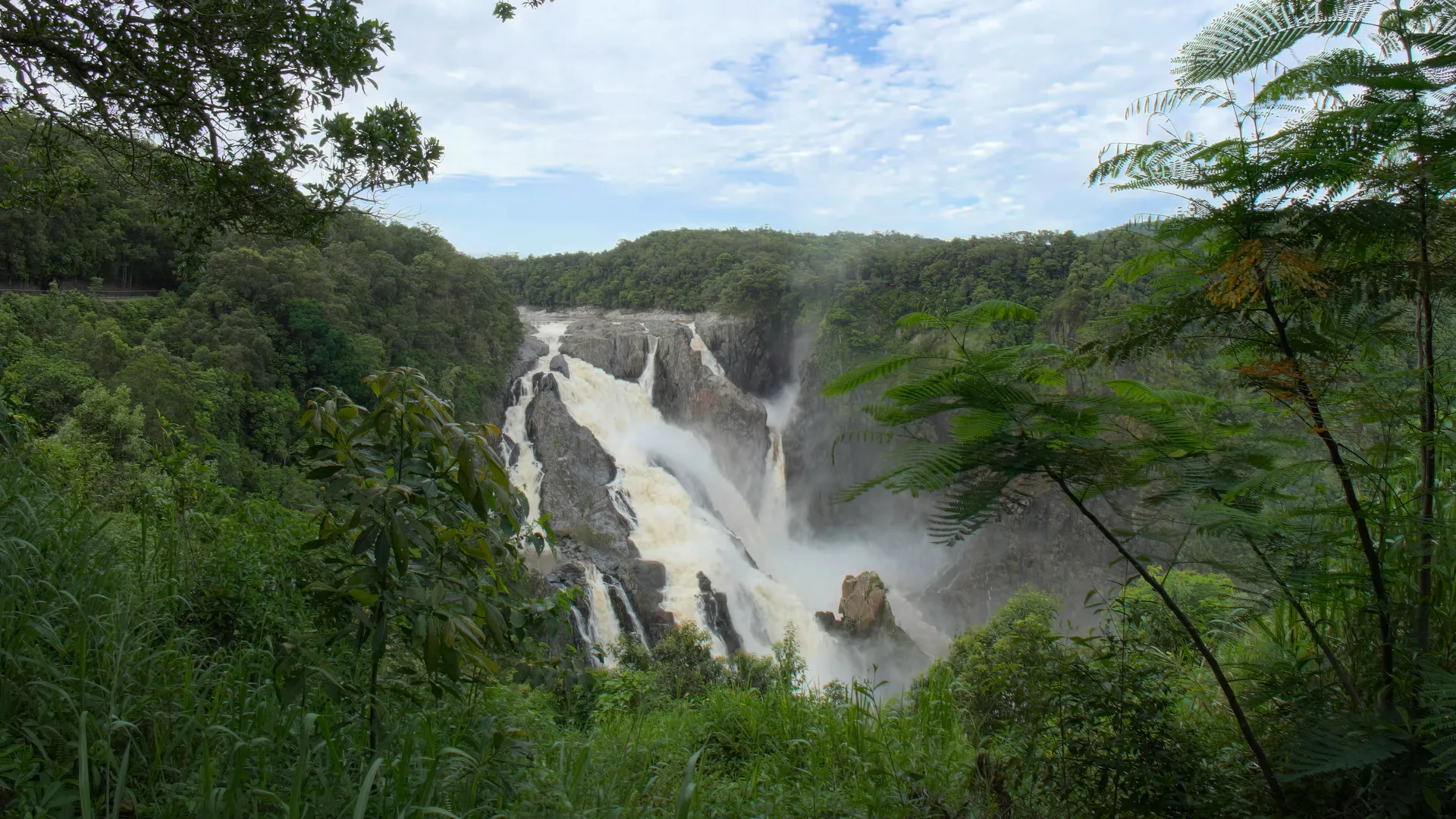 Waterfall in Flood, Far North Queensland, Australia