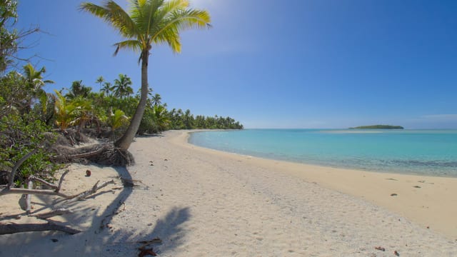 White Sand Solitude, Aitutaki, Cook Islands